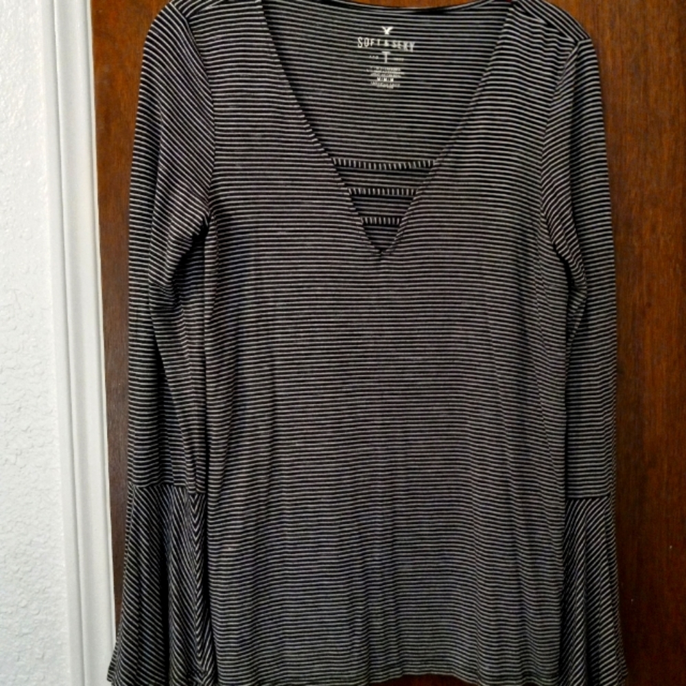 NWOT Black and white stripes